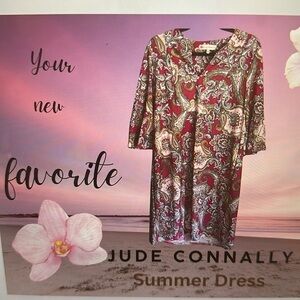 Jude Connally  KERRY dress in Palm Beach paisley, size small